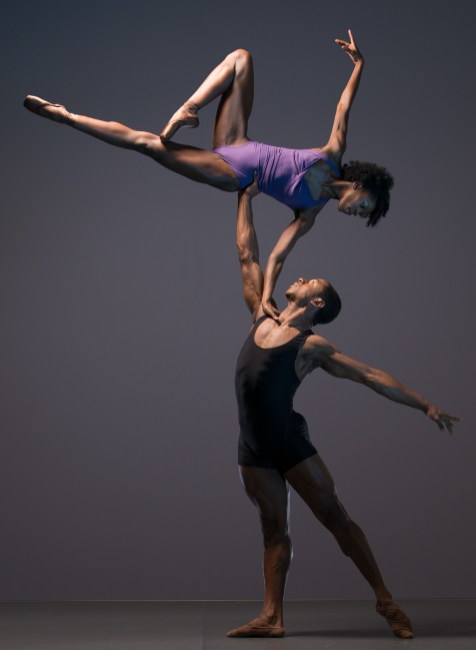Cira Robinson & José Alves, Ballet Black Season shoot at Ballet Black’s Studio, London on November 14 2017. 