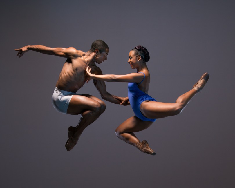 Isabela Coracy & José Alves, Ballet Black Season shoot at Ballet Black’s Studio, London on November 14 2017. 