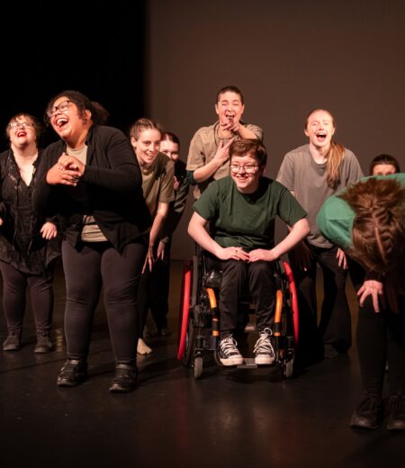 Future Shift Youth Company Performing on stage